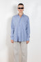 The New Uniform Shirt by 6397 is a signature oversized shirt in a fluid tencel blend