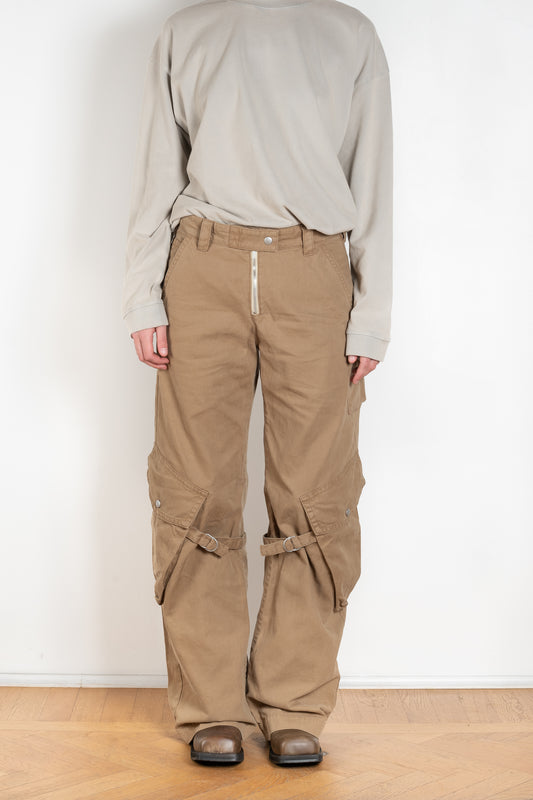 The Cargo Trouser 1146 by Acne Studios has a relaxed fit with a mid waist, straight leg and long length