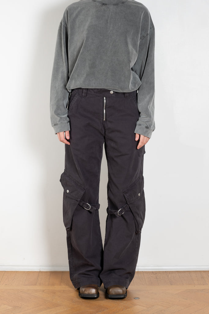 The Cargo Trouser 1146 by Acne Studios has a relaxed fit with a mid waist