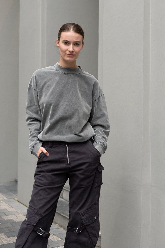 The Cargo Trouser 1146 by Acne Studios has a relaxed fit with a mid waist