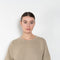 The Logo Patch Sweater by Acne Studios has a relaxed unisex fit