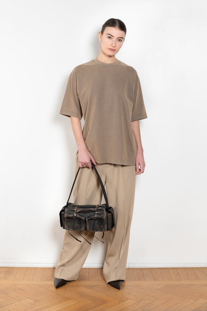 The Logo Tape Trouser 1265 by Acne Studios are crafted from a twill wool blend with a fluid and crisp hand-feel