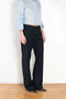 The Pinstripe Trouser by Acne Studios feature a pinstripe pattern crafted from a soft fluid fabric