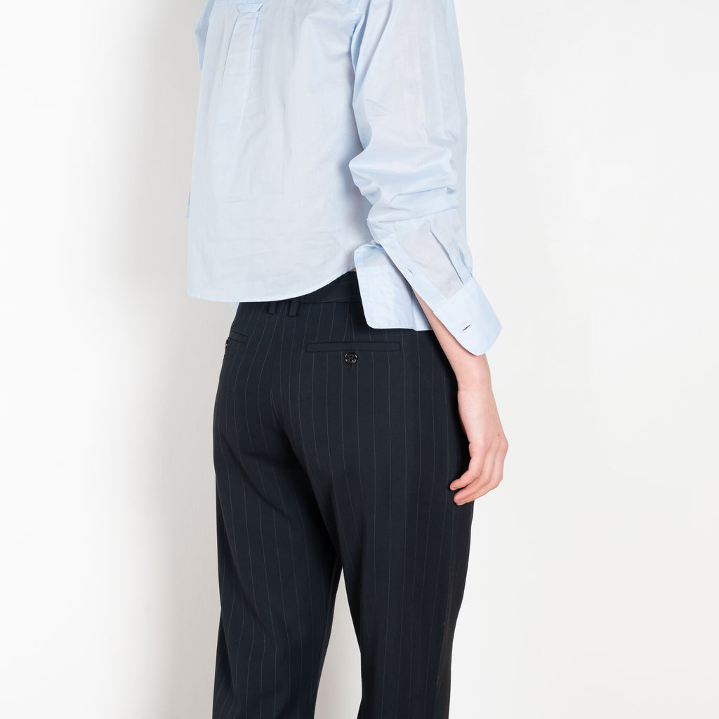 The Pinstripe Trouser by Acne Studios feature a pinstripe pattern crafted from a soft fluid fabric