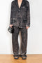 The Printed Trouser by Acne Studios a 5-pocket construction, crafted from a fluid twill weave with a garment-dyed finish