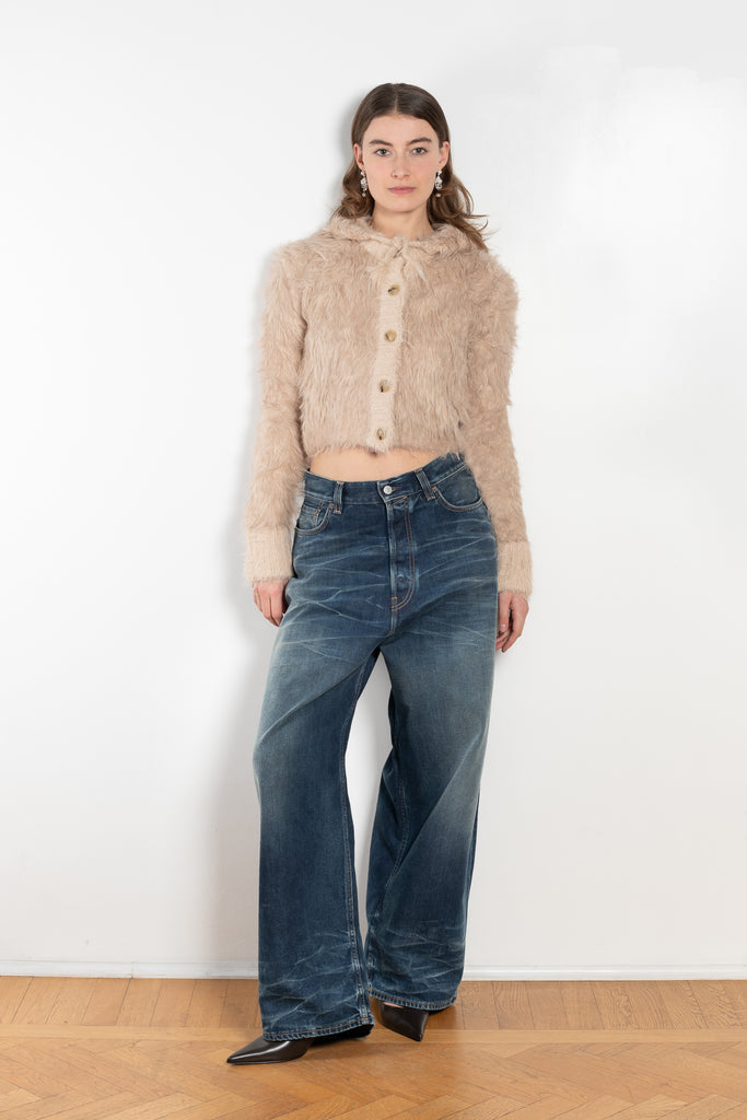 The Super Baggy Jeans 2023 by Acne Studios has a super baggy fit with a mid waist, super wide leg and long length