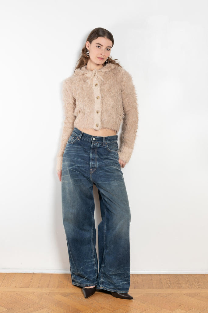 The Super Baggy Jeans 2023 by Acne Studios has a super baggy fit with a mid waist, super wide leg and long length