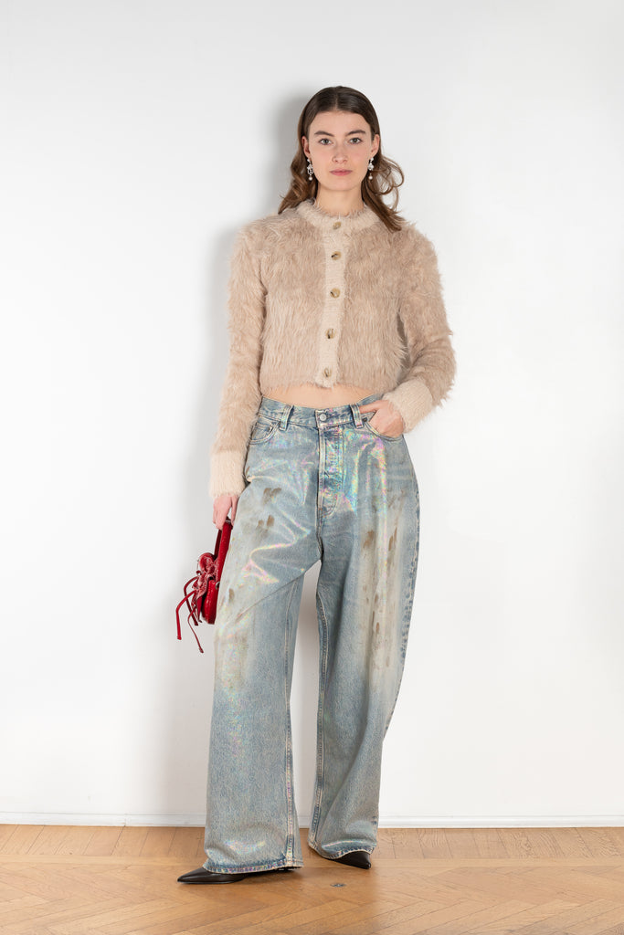 The Super Baggy Jeans 2023 by Acne Studios are cut to a super baggy fit with a mid waist, super wide leg and long length