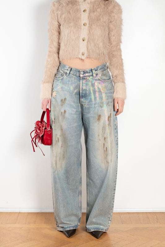 The Super Baggy Jeans 2023 by Acne Studios are cut to a super baggy fit with a mid waist, super wide leg and long length