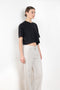 The Anya Tee by Agolde features an easy boxy fit, a slightly cropped body