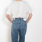 The Kelly Jeans by AGOLDE is a mid waist full length jeans with a straight leg and a flattering square cut top block