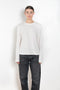 The Runa Tee by Agolde is a structured long sleeved cotton tee with dropped shoulders