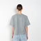 The Sulma Tee by Agolde is a structured cotton tee with dropped shoulders