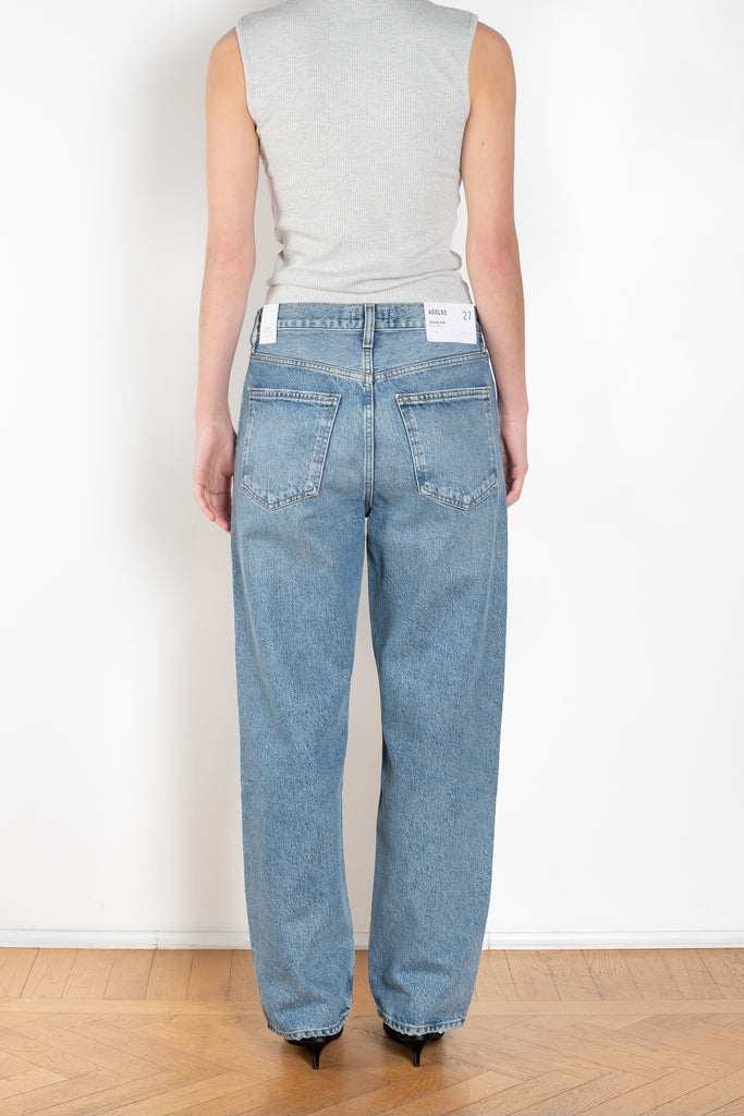 The Henson Jeans by Agolde has a relaxed fit with baggy proportions, a mid-rise waist and a subtle, soft taper leg