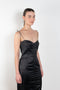 The Evelyn Midi Dress by Anna October is a lingerie bustier inspired dress