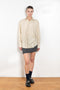 The Light Wool Shirt by Auralee is a loose button up shirt in a soft wool