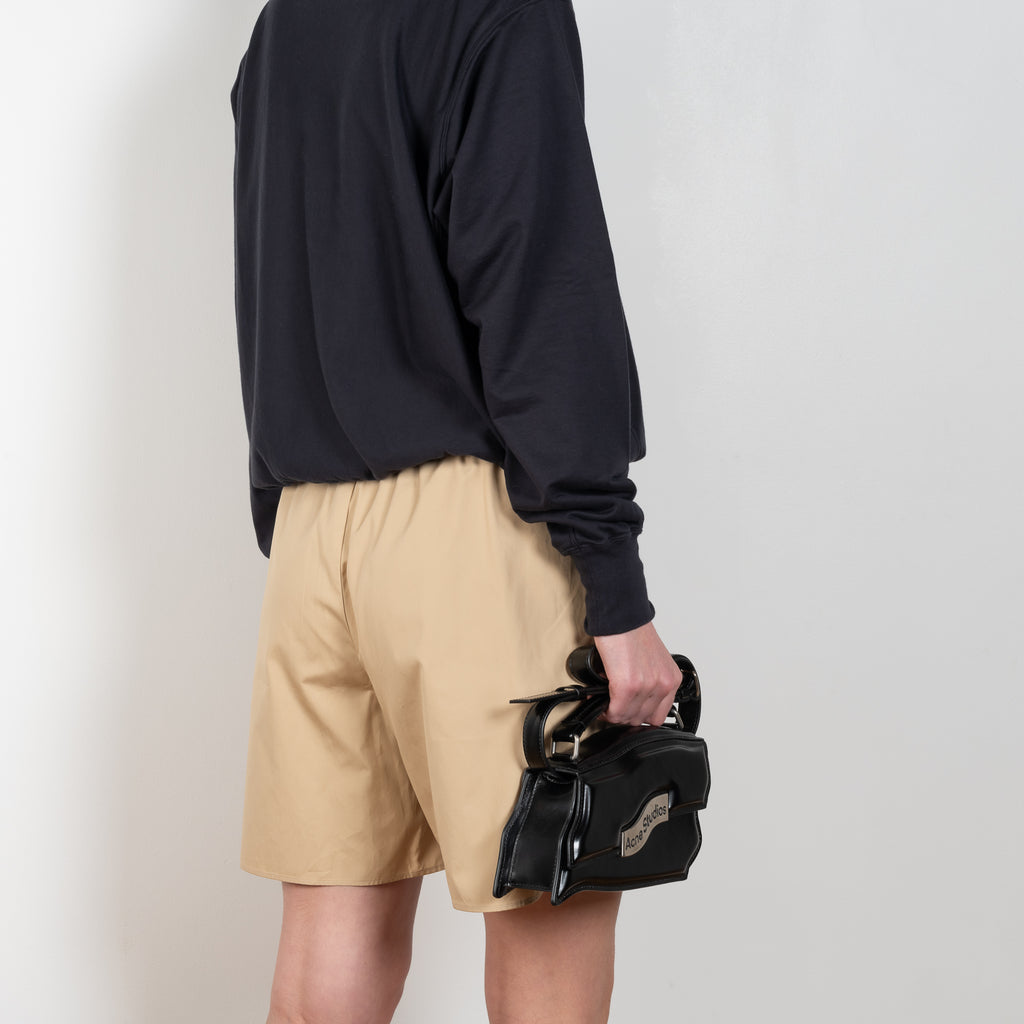 The Ox Shorts by Auralee is a elasticated cotton shorts