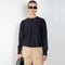 The Sweat Pullover by Auralee is a relaxed lightweight sweater with long sleeves in a fine high quality cotton jearsey