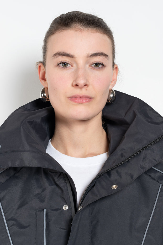 The Body Jacket by Coperni is a technical biker inspired jacket with body details