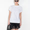 The Logo Boxy T-Shirt by Coperni is a signature relaxed Tee with a small slanted Coperni Logo on the front