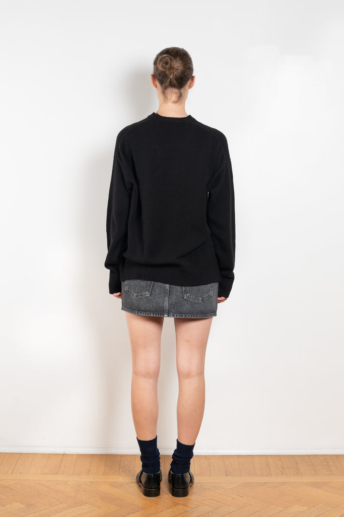 The Innes Slouch Crewneck by & DAUGHTER is crafted from softest, Scottish-spun geelong lambswool