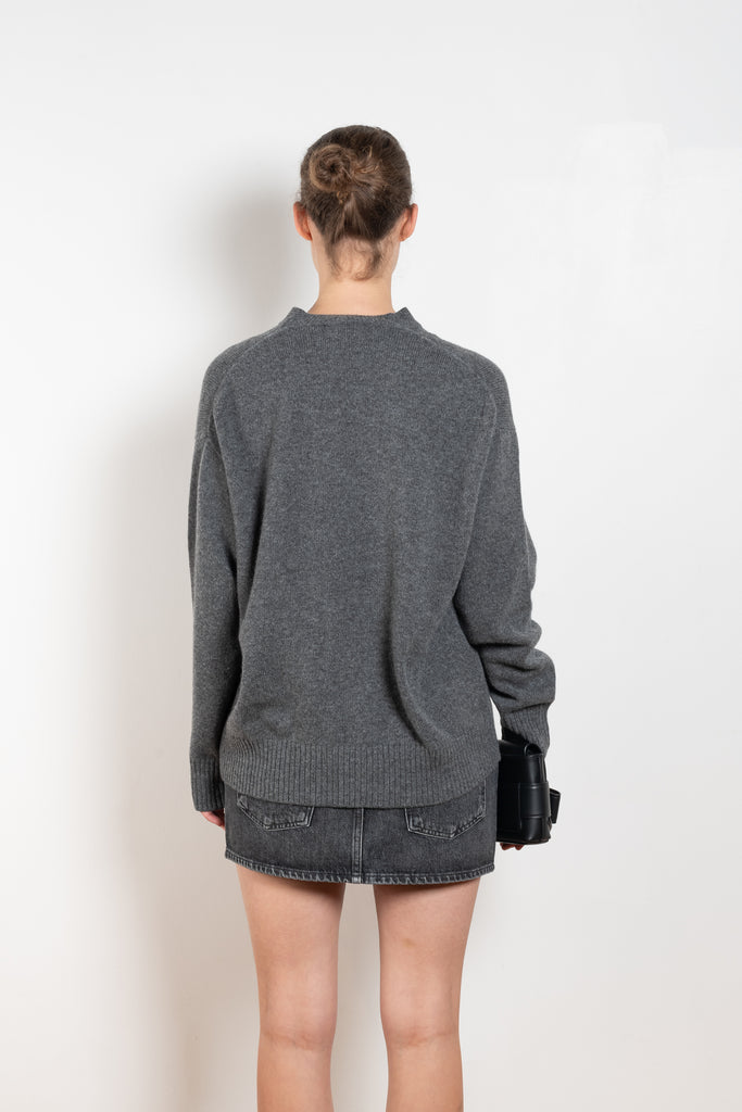 The Innes Slouch Crewneck by &DAUGHTER ;is crafted from softest, Scottish-spun geelong lambswoo