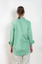 The Boyfriend Shirt by Denimist is a more fitted shirt in a green cotton&nbsp;