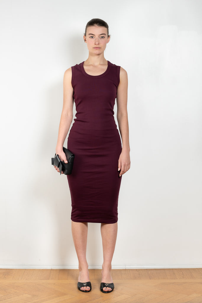 The Joline Midi Dress by Flore Flore is a fitted scoop neck tank dress