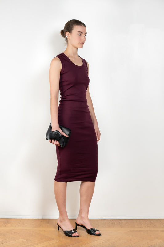 The Joline Midi Dress by Flore Flore is a fitted scoop neck tank dress