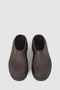 The Eefje Clog by Kassl Editions in coffee brown is a rubber slip-on clog crafted from TRETORN'S signature FSC-natural rubber