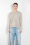 The Mila Sweater by Lisa Yang is a 7&nbsp;gauge cashmere plain knit with dropped shoulders, side vents and longer back