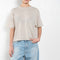 The Cila Tee by LISA YANG is a fine knit cashmere t-shirt with a classic round neck and rolled trim edges