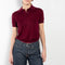 The Nai Tshirt by LISA YANG is a fine knit cashmere polo shirt with short sleeves