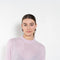 The Siv Sweater by Lisa Yang is a round neck sweater with a loose relaxed fit in a soft textured cashmere silk blend