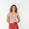 The Albia Tank Top by Loulou Studio is a straight fit top, with deep plunge neckline