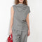 The Cove Trouser by Loulou Studio are relaxed suiting paints in a soft virgin chambray wool that sit on the waist