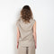 The Lyra Top by Loulou Studio is a sleeveless top with draped details in a lightweight virgin wool