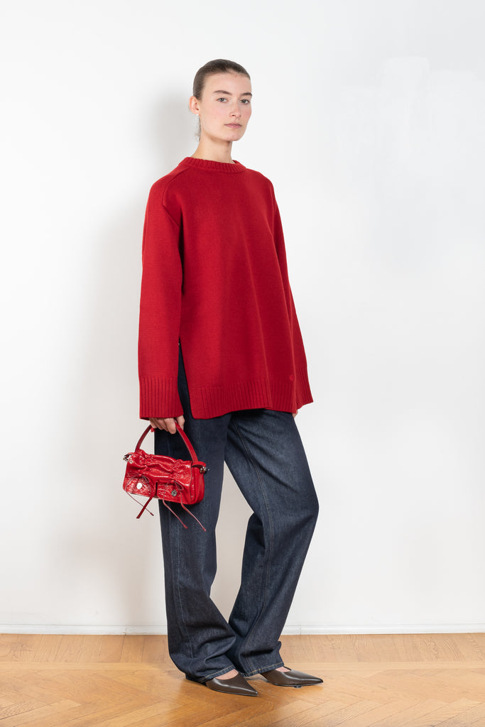 The Safi Sweater by Loulou Studio is an oversized sweater with an ample fit