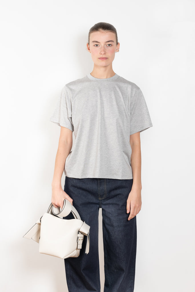 The Telanto Tee by Loulou Studio is a loose round neck t-shirt in a beautiful superior pima cotton