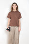 The Telanto Tee by Loulou Studio is a loose round neck t-shirt in a beautiful superior pima cotton