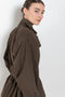 The High Collar Trench by Magda Butrym is a lightweight cotton trench jacket