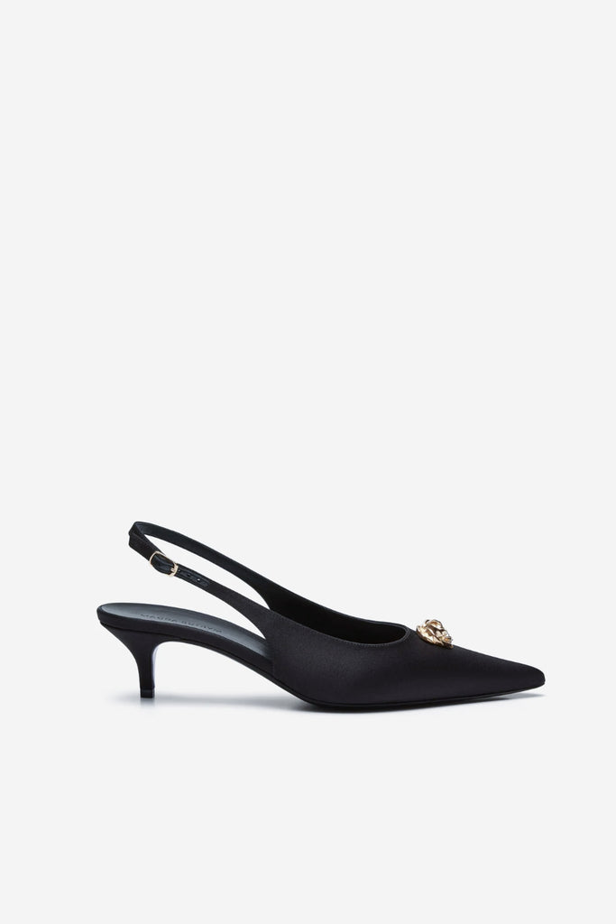 Slingback Kitten Heels