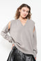 Cut-out Vneck Sweater