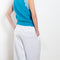 The Drawstring Chino Jogger by Meryll Rogge is a mid waisted oversized jogger trouser with XL loop belts and cuffed hems