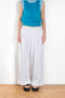 The Drawstring Chino Jogger by Meryll Rogge is a mid waisted oversized jogger trouser with XL loop belts and cuffed hems