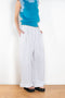 The Drawstring Chino Jogger by Meryll Rogge is a mid waisted oversized jogger trouser with XL loop belts and cuffed hems