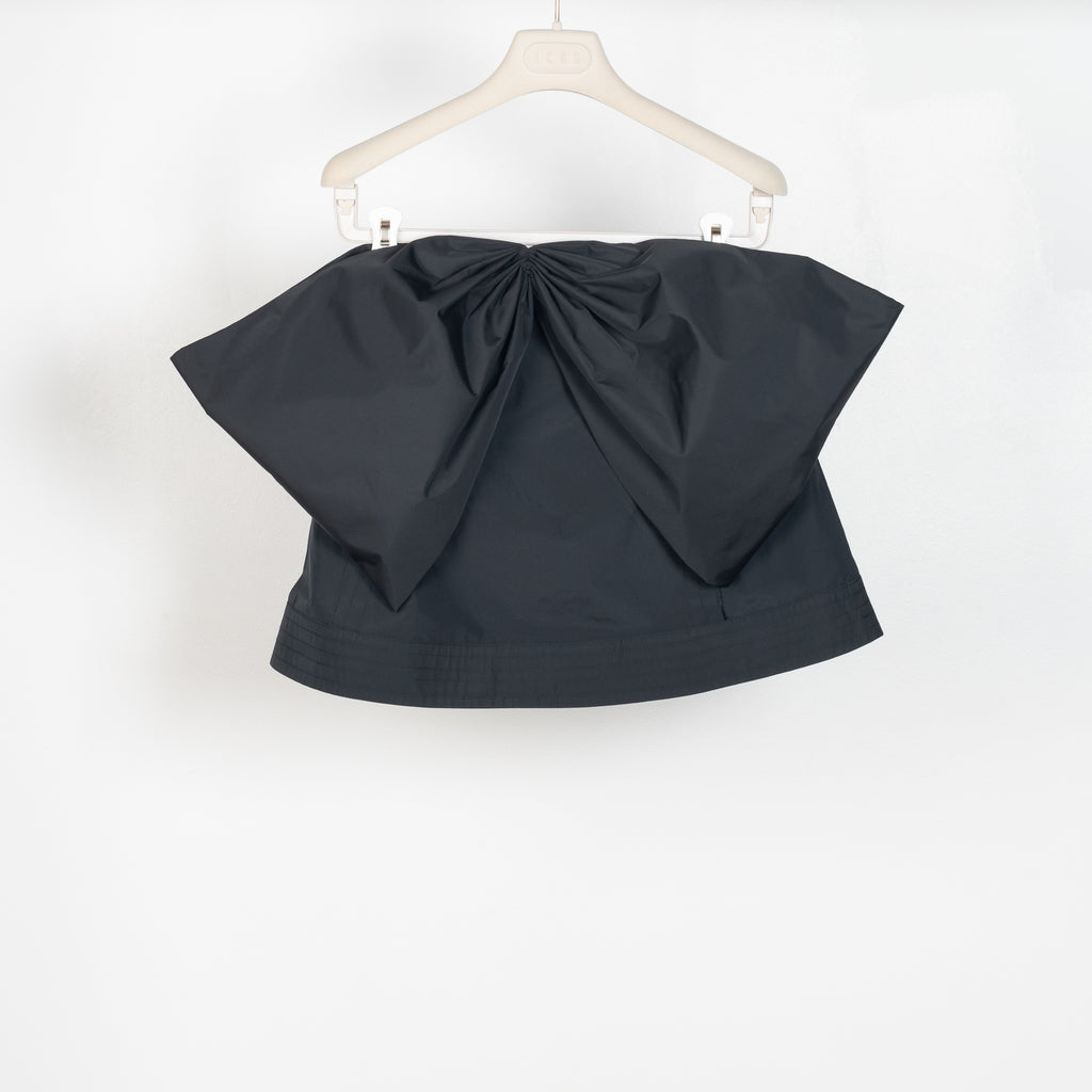 The Cherry Bomb Top by Nackiye is a playfull evening bustier top with a big bow