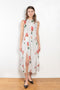 The Daydream Dress by Nackiye is a silk chiffon dress with a seasonal floral print