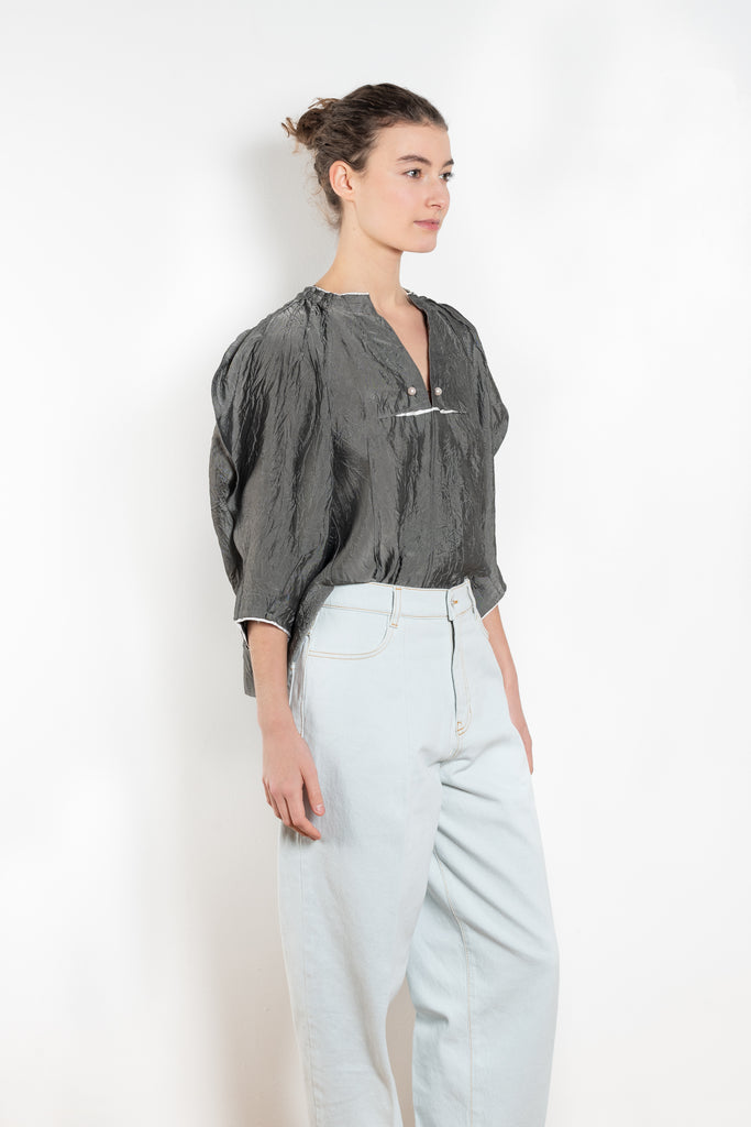 The Odalique Mini Top&nbsp; by Nackiye is an elegant top with scallop sleeves
