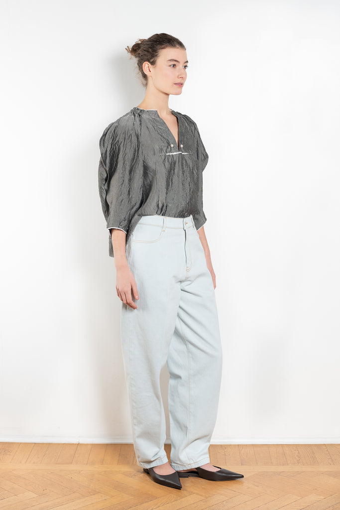 The Odalique Mini Top&nbsp; by Nackiye is an elegant top with scallop sleeves